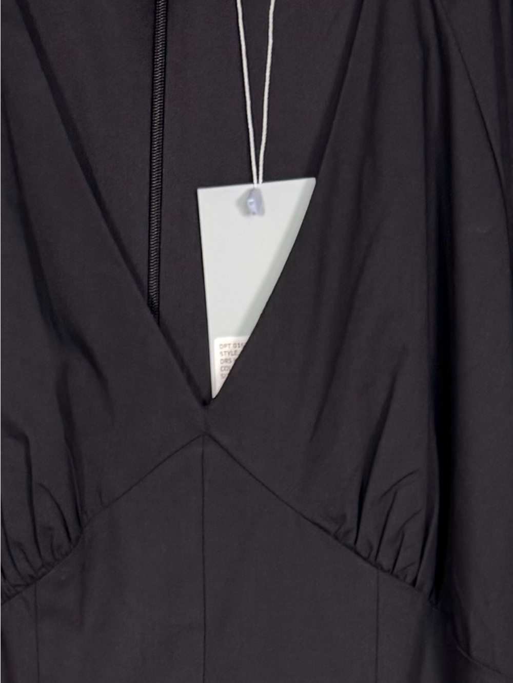 Antonio Melani Kiara Maxi Dress NWT Size 6 Black Puff Sleeve V-Neck A-Line Party - Picture 8 of 9